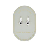 Sweetheart Earrings: Yellow Gold - Rose and Vine Florals