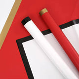 Bold Edge Flower Wrapping Paper (20pcs/bag): 1 - White