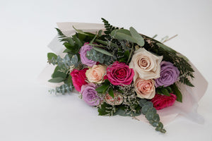 Soft Mixed Rose Bouquet-  Pre Order For Feb 13th or 14th