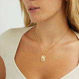 Every Moment Necklace: Gold - Rose and Vine Florals