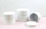 Basic Round Flower Hat Box with Lid - Various Colors and Sizes - For Luxury Flower / Gift / Chocolate Strawberries Arrangements: White / Small