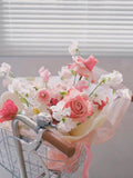 Color Cellophane Flower Wrapping Paper (20pcs/bag): 6 - Baby Pink