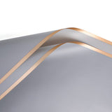 Gold Edge Waterproof Flower Wrapping Paper (20 sheets-bag): 17 Baby Pink