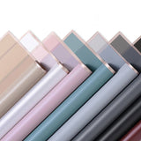 Gold Edge Waterproof Flower Wrapping Paper (20 sheets-bag): 17 Baby Pink
