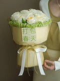 Color Cellophane Flower Wrapping Paper (20pcs/bag): 6 - Baby Pink