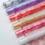 Rose Printing Design Flower Wrapping Paper (20pcs/bag): 3 - Black