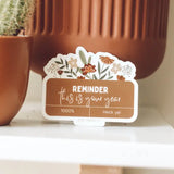 Reminder "This Is Your Year" Sticker - Rose and Vine Florals