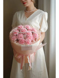 Color Cellophane Flower Wrapping Paper (20pcs/bag): 6 - Baby Pink