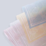 Mulan Edge Flower Wrapping Paper (20pcs/bag): 7 - Maroon