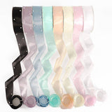 Pearl Beaded Organza Ribbon - 4CM x 10Y: 02 - Light Pink - Rose and Vine Florals