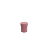 Single Flower Velvet Mini Round Box - Various Colors - For Luxury Flower/ Gift / Chocolate Strawberry Arrangements: Pink