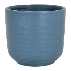 4.5" Round French Blue Pot
