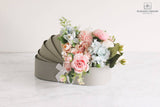 Cradle Bassinet Flower Gift Box: Pink