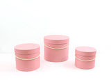 Basic Round Flower Hat Box with Lid - Various Colors and Sizes - For Luxury Flower / Gift / Chocolate Strawberries Arrangements: White / Small