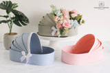 Cradle Bassinet Flower Gift Box: Pink