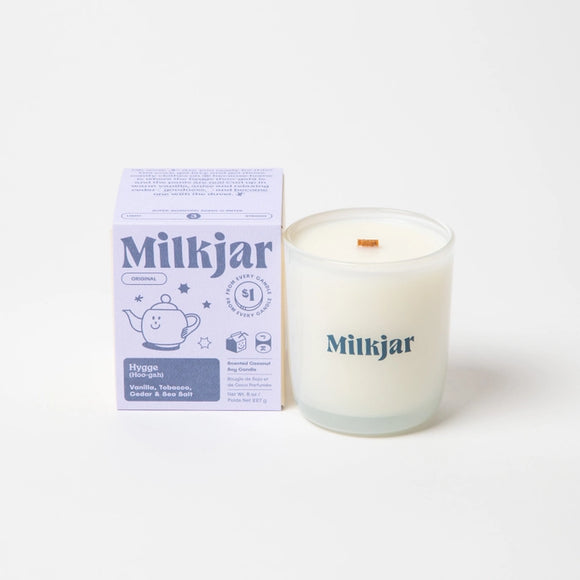 Hygge-Vanilla, Tobacco, Cedar & Sea Salt · 8 oz Original Candle - Rose and Vine Florals