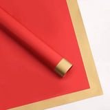 Bold Edge Flower Wrapping Paper (20pcs/bag): 1 - White