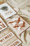 I am so Lucky to Have You Card - Rose and Vine Florals