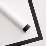 Bold Edge Flower Wrapping Paper (20pcs/bag): 1 - White