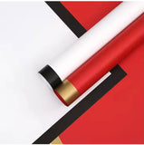 Bold Edge Flower Wrapping Paper (20pcs/bag): 1 - White