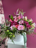White Hat Box Arrangement