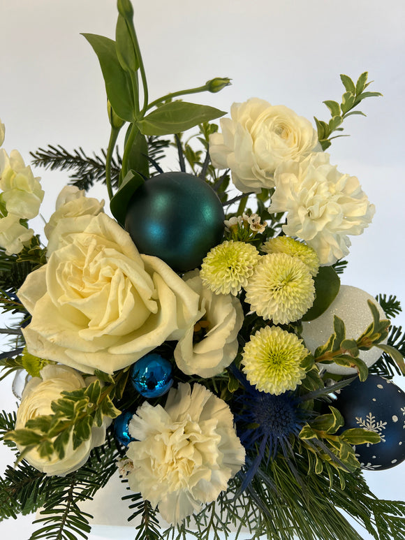 Blue Christmas - Rose and Vine Florals