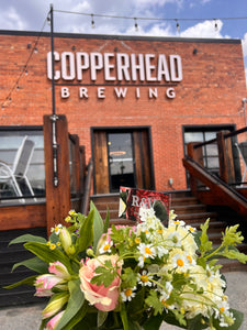 🌸🍺 Blooms & Brews: Flower Arranging Workshop at Copperhead Brewing 🍺🌸