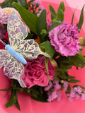 Butterfly Kisses Bouquet Dance City - Rose and Vine Florals