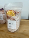 Orange/Coconut/Hibiscus Bath Salt Bags