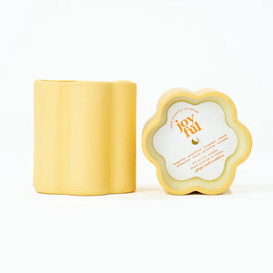 Daisy Ceramic Candle - Rose and Vine Florals