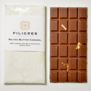 Salted Butter Caramel Chocolate Bar - Rose and Vine Florals
