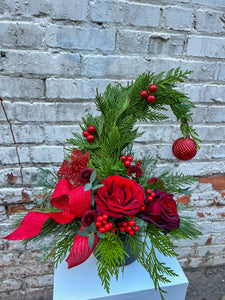 Red and Green Grinch Tree - Rose and Vine Florals