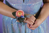 Grad Wrist Corsage - Rose and Vine Florals