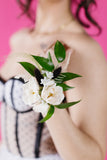 Grad Wrist Corsage - Rose and Vine Florals