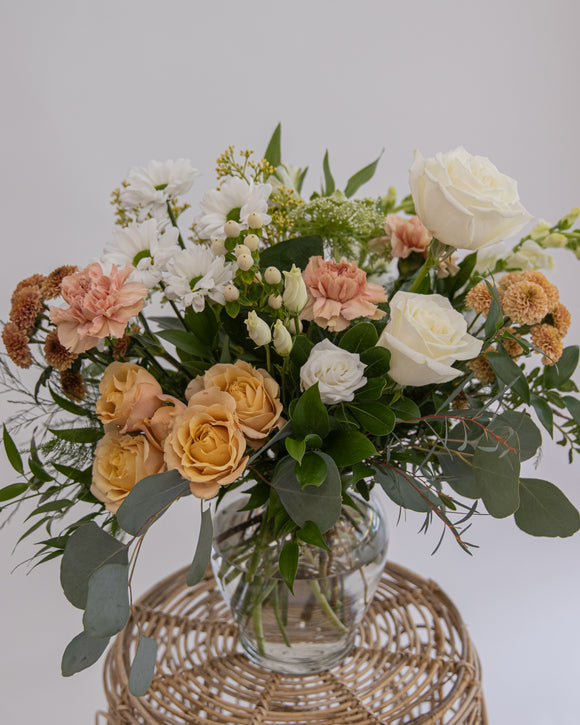 Neutral Large Arrangement - Rose and Vine Florals