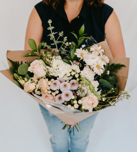 Large Soft Seasonal Bouquet - Rose and Vine Florals