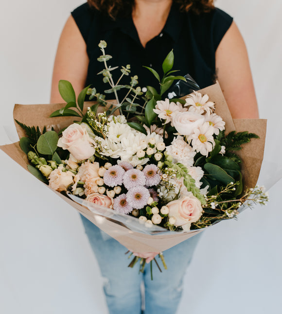 Large Soft Seasonal Bouquet - Rose and Vine Florals