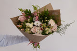 Large Soft Handtied Bouquet - Rose and Vine Florals