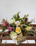 Mothers Day Arrangement and Sugar Cookies - Rose and Vine Florals