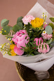 Mothers Day Peony and Sunflower Bouquet - Rose and Vine Florals