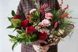 Red Modern Holiday Bouquet