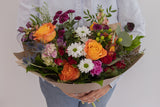 Large Bright Handtied Bouquet - Rose and Vine Florals