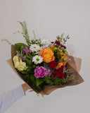Small Bright Handtied Bouquet - Rose and Vine Florals