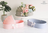 Cradle Bassinet Flower Gift Box: Pink