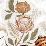 Vintage Floral Sticker