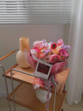Color Cellophane Flower Wrapping Paper (20pcs/bag): 6 - Baby Pink