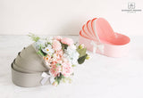Cradle Bassinet Flower Gift Box: Pink