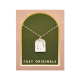 Trust the Magic Necklace: Gold - Rose and Vine Florals