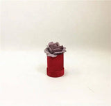 Single Flower Velvet Mini Round Box - Various Colors - For Luxury Flower/ Gift / Chocolate Strawberry Arrangements: Pink