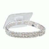 Wrist Corsage on Rhinestone bracelet - Rose and Vine Florals